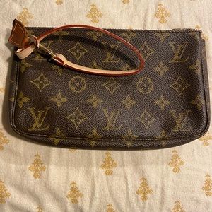 Louis Vuitton Pochette Monogram Wristlet